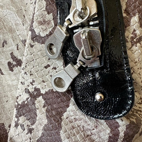 Rare Snakeskin Print Leather Overnight VIP Bag by Barbara Rihl Paris - Picture 5 of 7